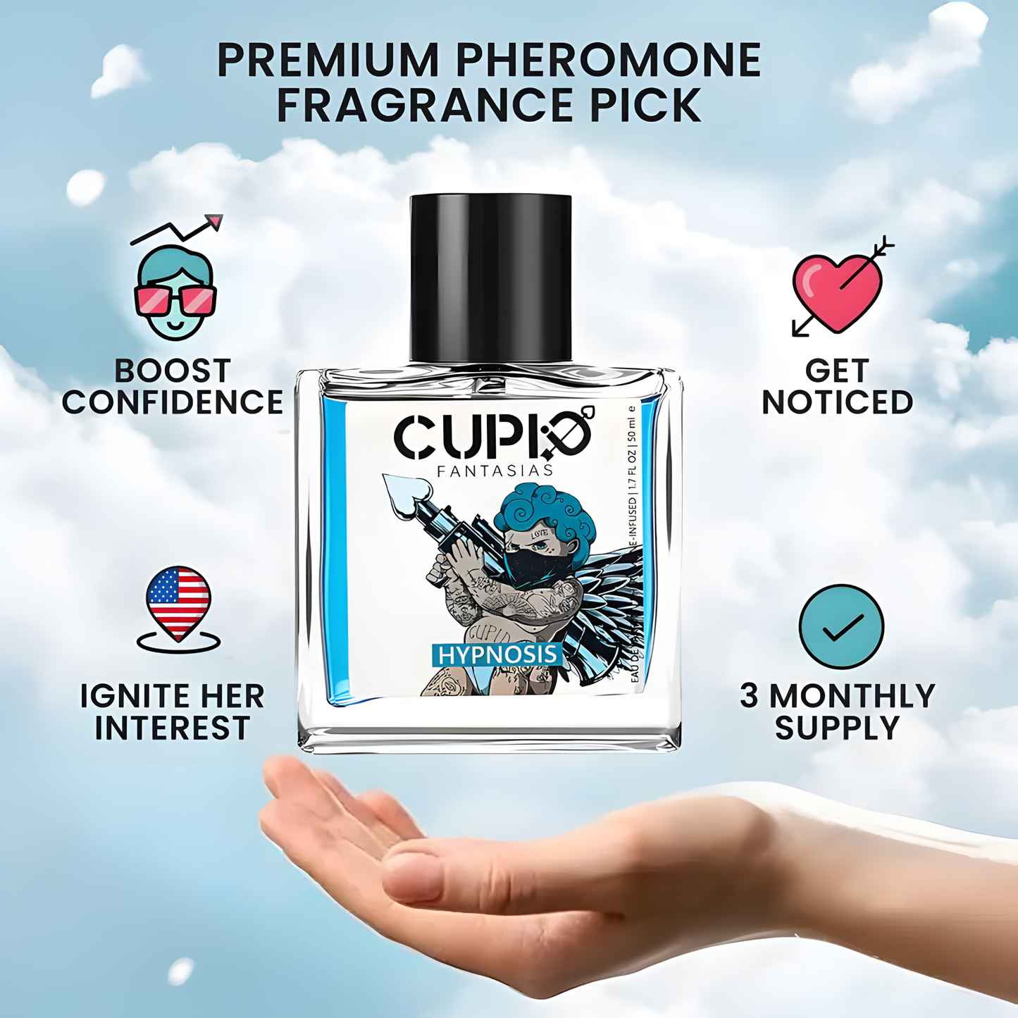Ruevelt™ Cupids Men's Pheromone Cologne